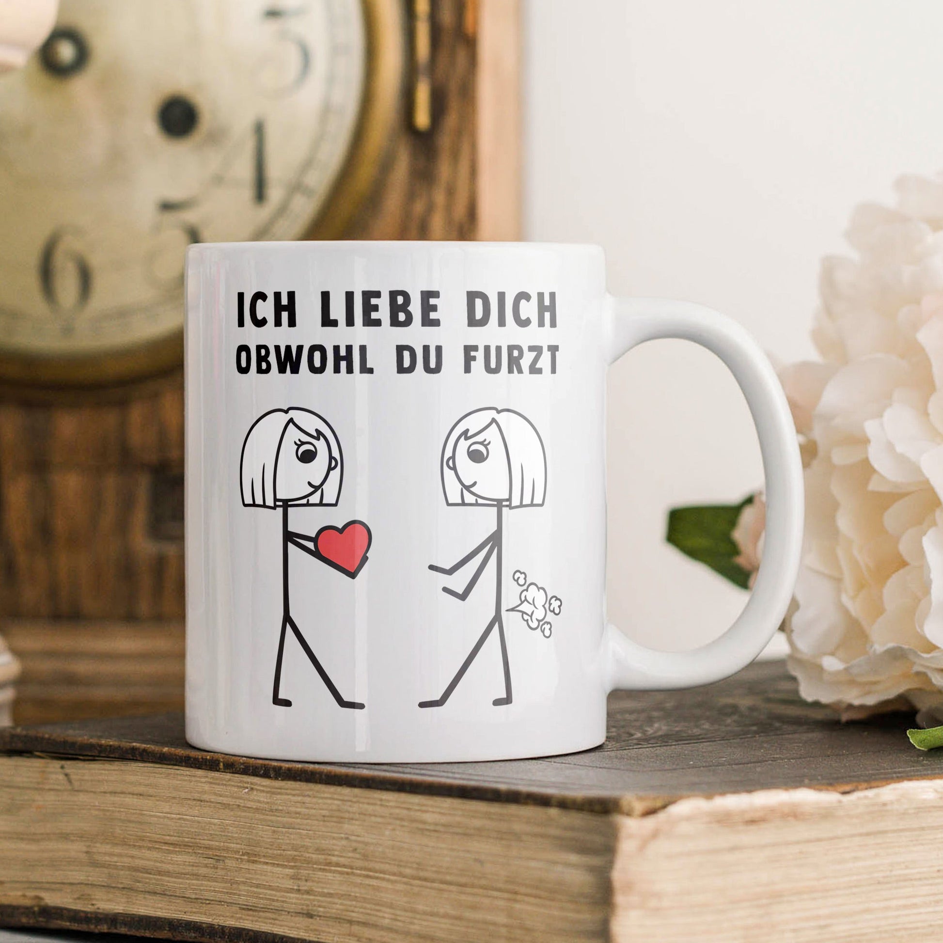 22Feels® Geschenk für lesbische Frauen - Tasse mit Spruch (Weiss, 320ml)-Weisse Tasse 320ml-22Feels
