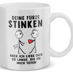 22Feels® Geschenk für schwule Männer - Tasse mit Spruch (Weiss, 320ml)-Weisse Tasse 320ml-22Feels
