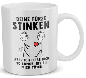 22Feels® Geschenk für schwule Männer - Tasse mit Spruch (Weiss, 320ml)-Weisse Tasse 320ml-22Feels
