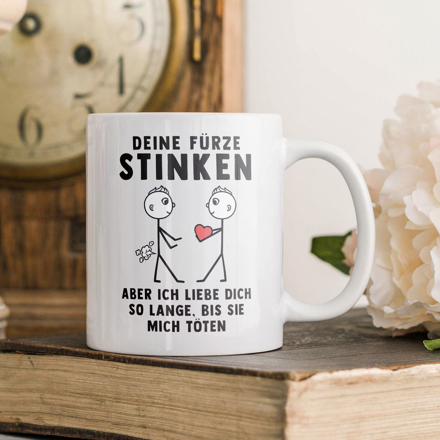 22Feels® Geschenk für schwule Männer - Tasse mit Spruch (Weiss, 320ml)-Weisse Tasse 320ml-22Feels