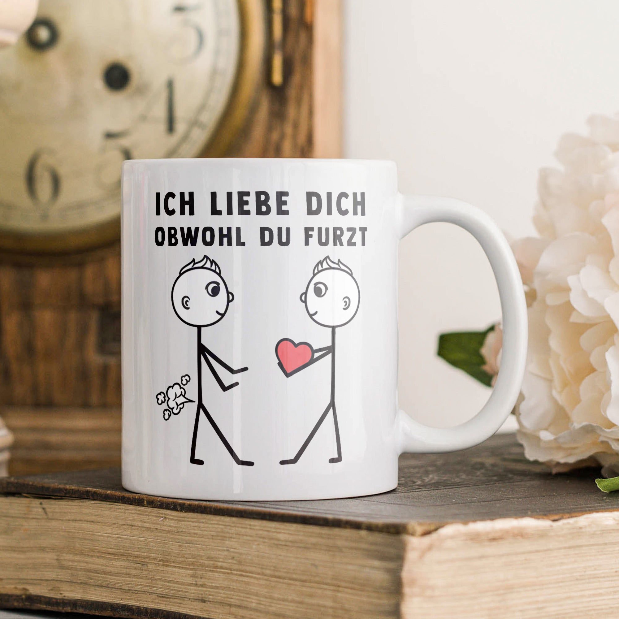 22Feels® Geschenk für schwule Männer - Tasse mit Spruch (Weiss, 320ml)-Weisse Tasse 320ml-22Feels