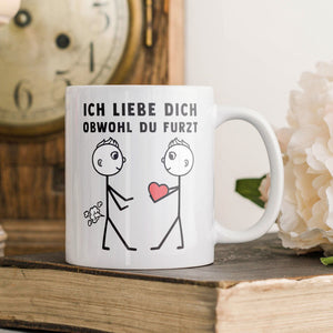 22Feels® Geschenk für schwule Männer - Tasse mit Spruch (Weiss, 320ml)-Weisse Tasse 320ml-22Feels