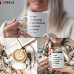 22Feels® Mama Geschenk von Tochter - Tasse mit Spruch (Herzhenkel, Weiss, 320ml)-Tasse Weiss Herzhenkel 320ml-22Feels
