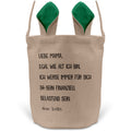 22Feels® Mama Osterkorb von Tochter Mutter mit Henkel Ostergeschenk Tragetasche Ostern Deko Osternest Körbchen Hasenohren (Beige/Grün)-Ostern Tragetasche-22Feels