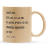 22Feels® Papa Geschenk von Tochter - Glitzertasse mit Spruch: Egal wie alt ich bin (Gold, 320ml)-Glitzertasse Gold 320ml-22Feels