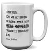 22Feels® Papa Geschenk von Tochter - XL Tasse mit Spruch: Egal wie alt ich bin (Weiss, 440ml)-Weisse XL Tasse 440ml-22Feels