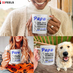 22Feels® ORIGINAL Geschenk-Tasse mit Spruch - Papa Deine Fürze Stinken, Aber Ich Liebe Dich Trotzdem (Weiss, 320ml)-Weisse Tasse 320ml-22Feels