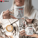 22Feels® Paar Geschenk zum Jahrestag, Hochzeitstag, Valentinstag etc. - Tasse mit Spruch (Herzhenkel, Weiss, 320ml)-Tasse Weiss Herzhenkel 320ml-22Feels