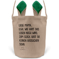 22Feels® Mama Osterkorb von Sohn Mutter mit Henkel Ostergeschenk Tragetasche Ostern Deko Osternest Körbchen Hasenohren (Beige/Grün)-Ostern Tragetasche-22Feels