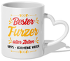 22Feels® Geschenk für Papas - Tasse mit Spruch (Herzhenkel, Weiss, 320ml)-Tasse Weiss Herzhenkel 320ml-22Feels