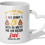 22Feels® Stiefvater Geschenk - Tasse mit Spruch (Herzhenkel, Weiss, 320ml)-Tasse Weiss Herzhenkel 320ml-22Feels