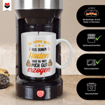 22Feels® Geschenk für Stiefpapas - Tasse mit Spruch: Du Hast Mich Gut Erzogen (Weiss, 320ml)-Weisse Tasse 320ml-22Feels