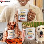 22Feels® Geschenk für Stiefpapas - Tasse mit Spruch: Lass Uns Trotzdem Feiern (Weiss, 320ml)-Weisse Tasse 320ml-22Feels