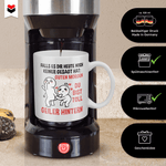 22Feels® Geschenk für Paare - Tasse mit Spruch: Falls Es Dir Heute Noch Keiner Gesagt Hat (Weiss, 320ml)-Weisse Tasse 320ml-22Feels