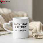 22Feels® Geschenk für Papas - Tasse mit Spruch (Herzhenkel, Weiss, 320ml)-Tasse Weiss Herzhenkel 320ml-22Feels