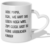 22Feels® Mama Geschenk - Tasse mit Spruch (Herzhenkel, Weiss, 320ml)-Tasse Weiss Herzhenkel 320ml-22Feels