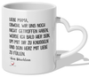 22Feels® Werdende Mama Geschenk - Tasse mit Spruch (Herzhenkel, Weiss, 320ml)-Tasse Weiss Herzhenkel 320ml-22Feels