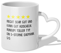 22Feels® Ehemann Geschenk zum Hochzeitstag, Valentinstag etc. - Tasse mit Spruch (Herzhenkel, Weiss, 320ml)-Tasse Weiss Herzhenkel 320ml-22Feels