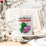 22Feels® Frauen Geschenk zum Jahrestag, Hochzeitstag, Valentinstag etc. - Tasse mit Spruch (Herzhenkel, Weiss, 320ml)-Tasse Weiss Herzhenkel 320ml-22Feels