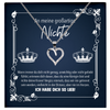 22Feels® Nichte Geschenk - Echt Silber 925/000 Schmuckset: Herz Halskette mit Botschaftskarte-Schmuck mit Botschaftskarte - Herz21-22Feels