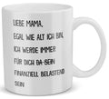 22Feels® Geschenk für Mamas - Tasse mit Spruch: Egal Wie Alt Ich Bin (Weiss, 320ml)-Weisse Tasse 320ml-22Feels
