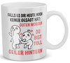 22Feels® Geschenk für Paare - Tasse mit Spruch: Falls Es Dir Heute Noch Keiner Gesagt Hat (Weiss, 320ml)-Weisse Tasse 320ml-22Feels
